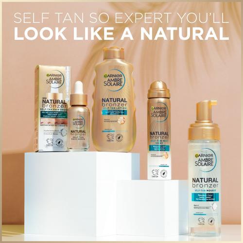 Produktbild Garnier Ambre Solaire Natural Bronzer (Selbstbräunungstuch, 150 ml)
