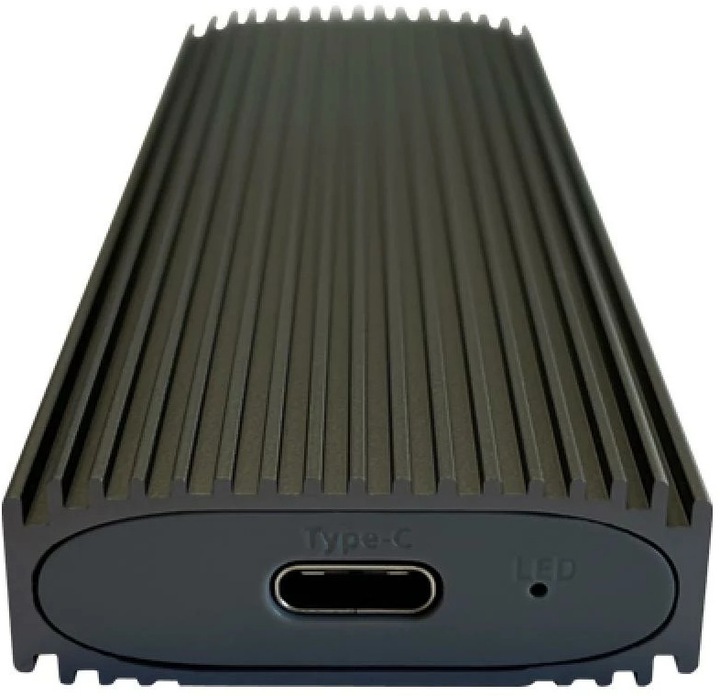 Actual product image LC-Power USB3.2 LC-M2-C-NVME-3 f. M.2 SSD drive enclosure (M.2)