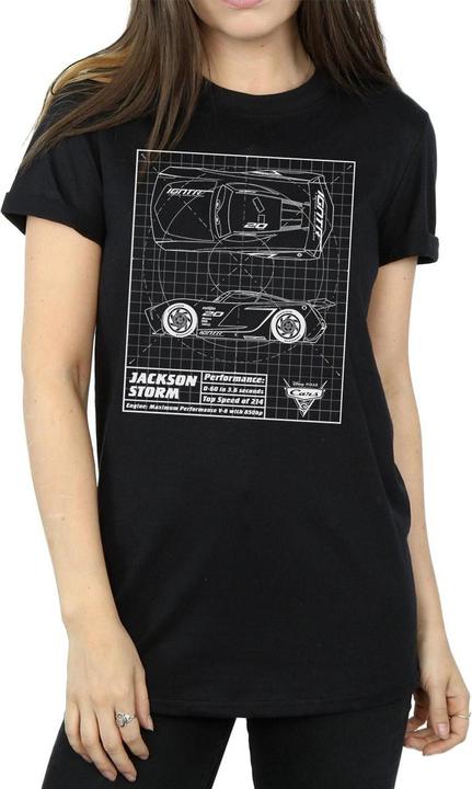 Produktbild Disney Cars Jackson Storm Blueprint TShirt (S)