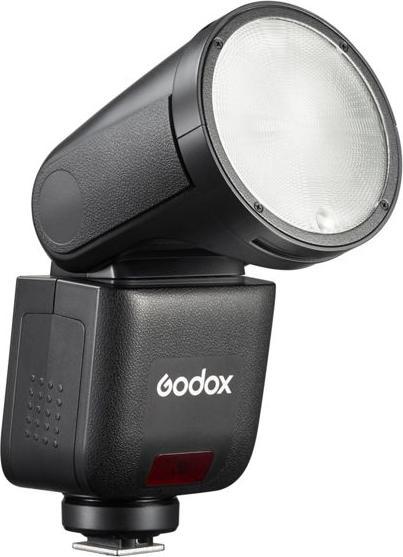 Actual product image Godox V1mid C - Round head flash with battery for Canon (Plug-on flash, Canon)