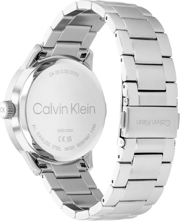 Image du produit Calvin Klein Montre à quartz trois aiguilles minimaliste pour homme avec bracelet en acier inoxydable (Montre pilote, 42 mm)