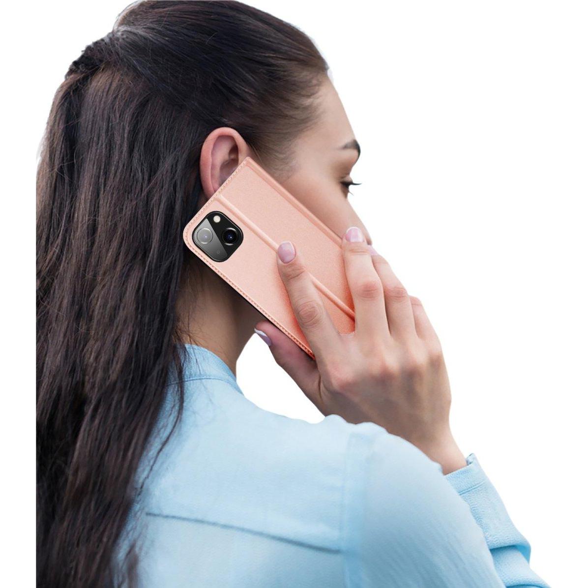 Thumbnail - Dux Ducis Skin Pro Wallet Case for iPhone 15 Plus - Pink (Apple iPhone 15 Plus), Smartphone Hülle, Rosa