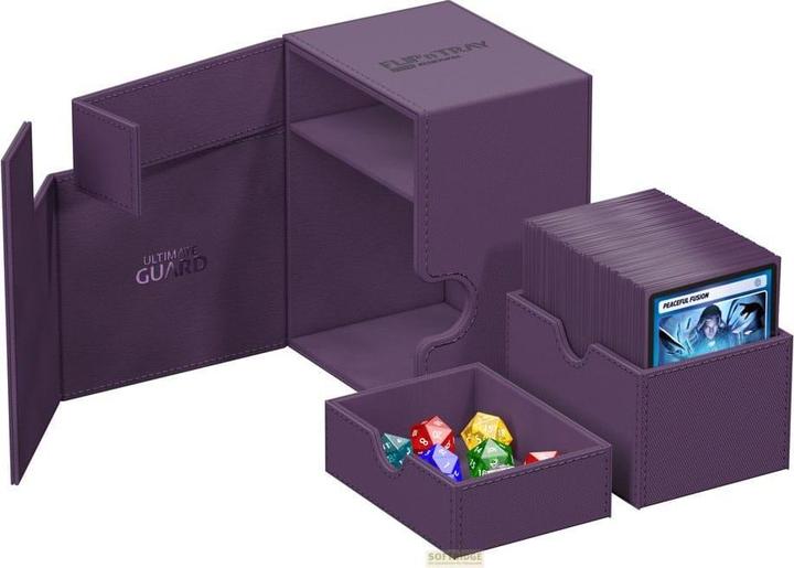 Actual product image Ultimate Guard Flip'n'Tray 133+ XenoSkin Violet