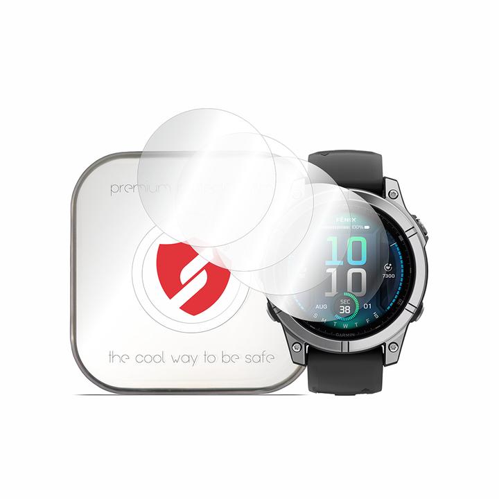 Produktbild Smart Protection - Premium Classic (4 pack) - Garmin Fenix E - Clear
