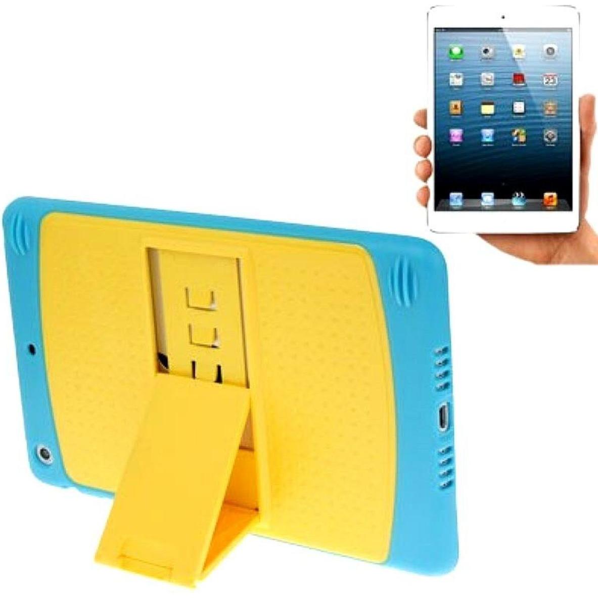 König Design Ständer Aufsteller Hard Case für Apple iPad mini / iPad mini 2 Retina gelb/blau (Apple iPad Mini), Tablet H...
