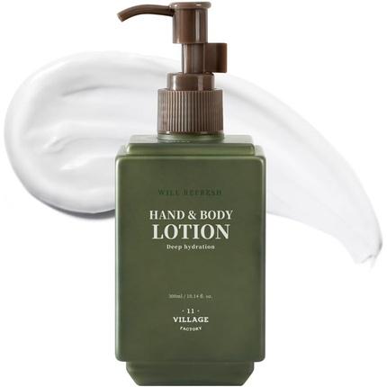 Village 11 Factory Village11factory Will Refresh Hand & Body Lotion 300ml Korean Skincare (Körperlotion, 300 ml)
