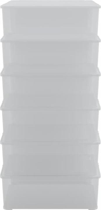 Produktbild VidaXL Aufbewahrungsboxen 12 Stk. Kunststoff 5 L Stapelbar (33 x 30 x 11 cm, 5 l)