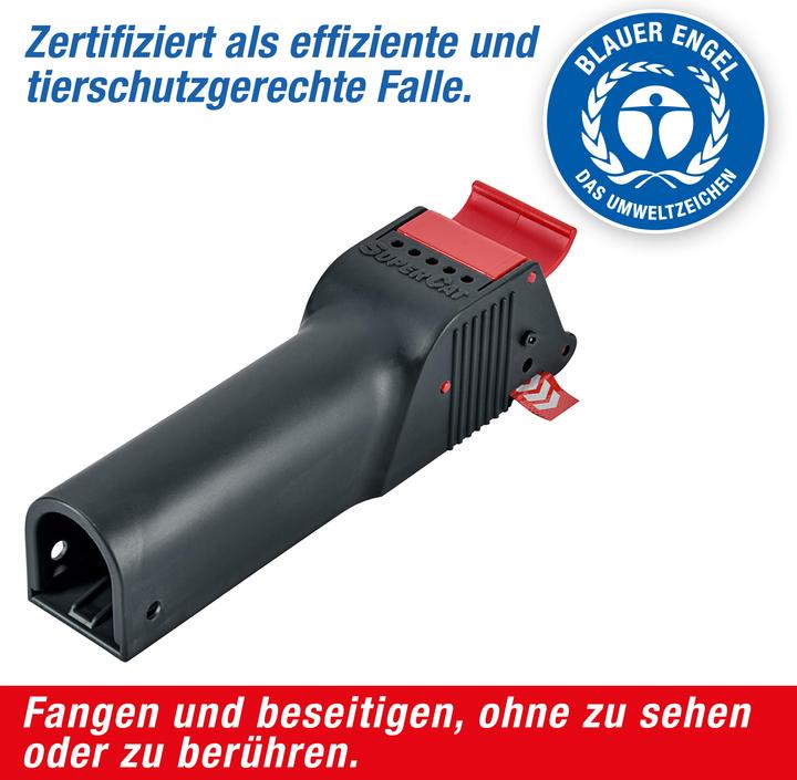 Productafbeelding Swissinno Mausefalle "No See No Touch" 1er