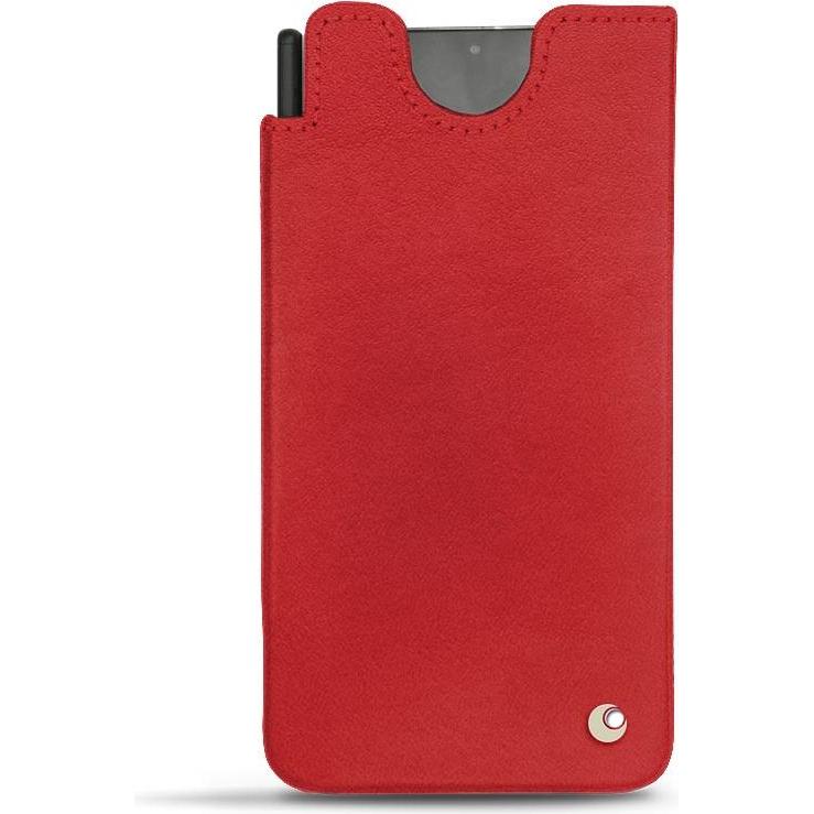 Noreve Lederschutzhülle (Samsung Galaxy S21 Ultra), Smartphone Hülle, Rot