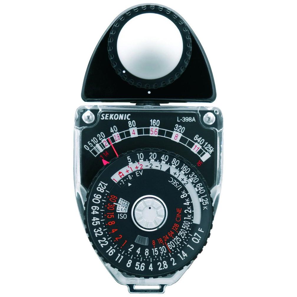 Sekonic Belichtungsmesser Studio Deluxe III L-398A (Belichtungsmesser), Blitzgerät Zubehör, Schwarz