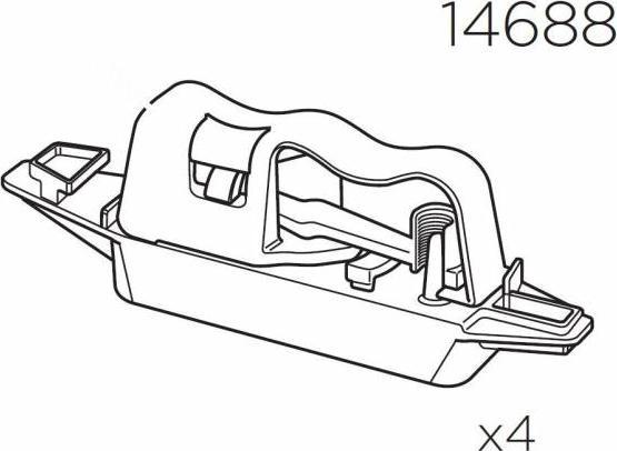 Actual product image Thule Easy Snap without U-bracket