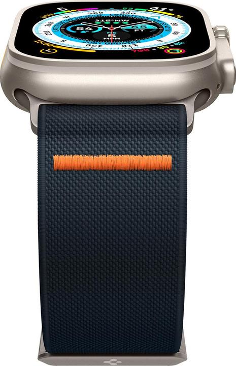 Image du produit Spigen Bande Fit Lite pour Apple Watch Series 42, 44, 45, 49 mm - bleu marine (42 mm, 44 mm, 45 mm, 49 mm, Nylon, Tissu, Acier inoxydable)