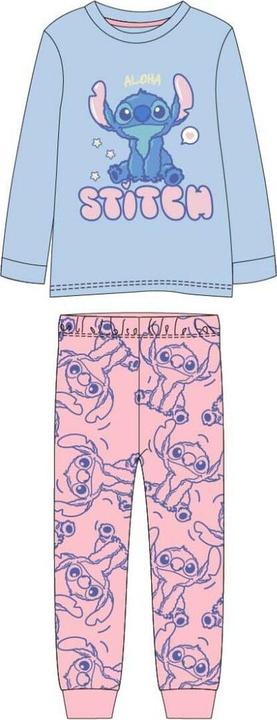 Stitch Schlafanzug Für Kinder Hellblau (158)