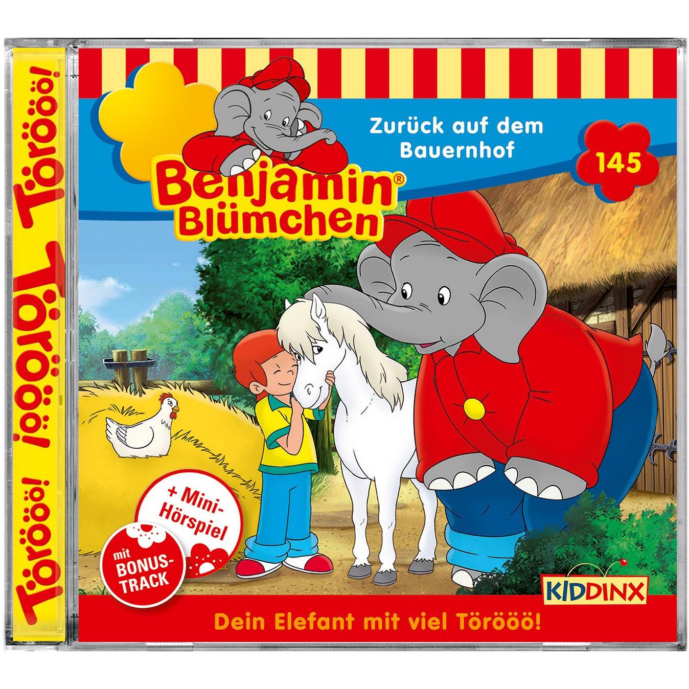 Thumbnail - Benjamin Blümchen 145 - Zurück auf dem Bauernhof, Hörbücher