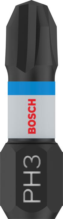 Actual product image Bosch Professional Zubehör PRO Phillips impact bit, PH3, 25 mm, 2 pcs. (PH3)