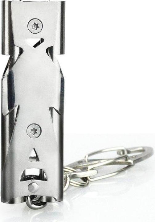 Actual product image Swissdetector Camping survival whistle