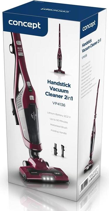 Actual product image Concept VP4136 Stick Vacuum Cleaner/Electric Broom Bagless