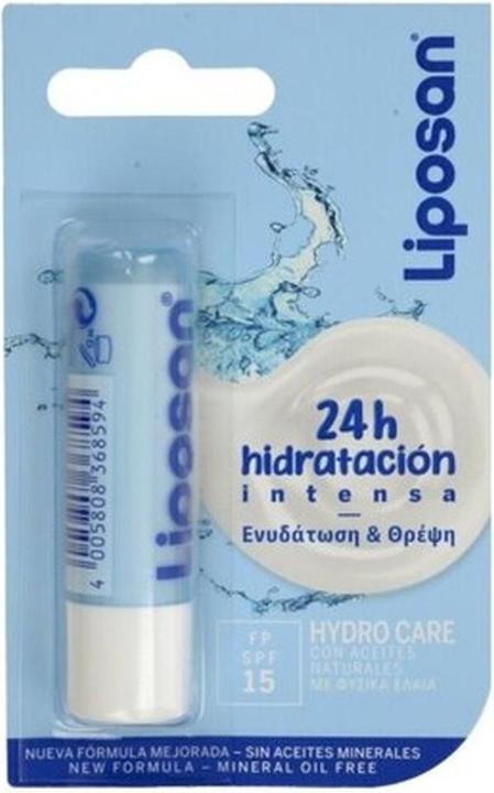 Actual product image Liposan Hydro Care Lipstick and Balm with SPF 15 5.5ml (Lip balm, 5.50 ml)
