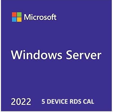 Actual product image Lenovo Windows Server 2022 RDS Device CAL 5 Pack, ML ROK (unlimited)