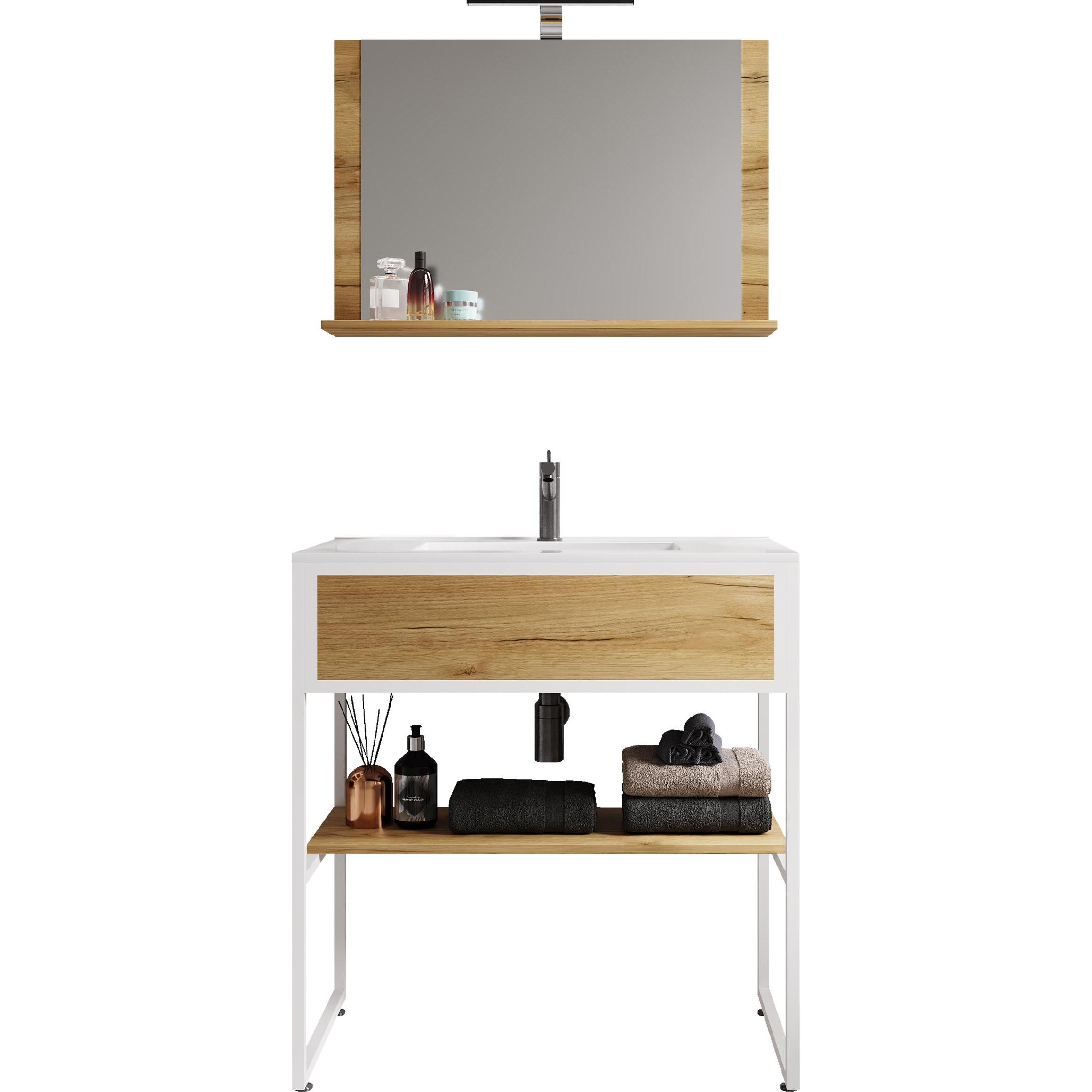 Thumbnail - VCM, Badmöbelset, 3-tlg. Waschplatz Bitila 80 V2