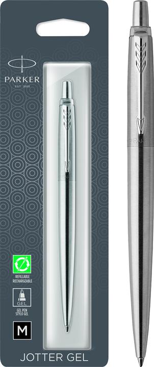 Actual product image Parker Gel pen JOTTER stainless steel C.C. M (Stainless steel, 1x)