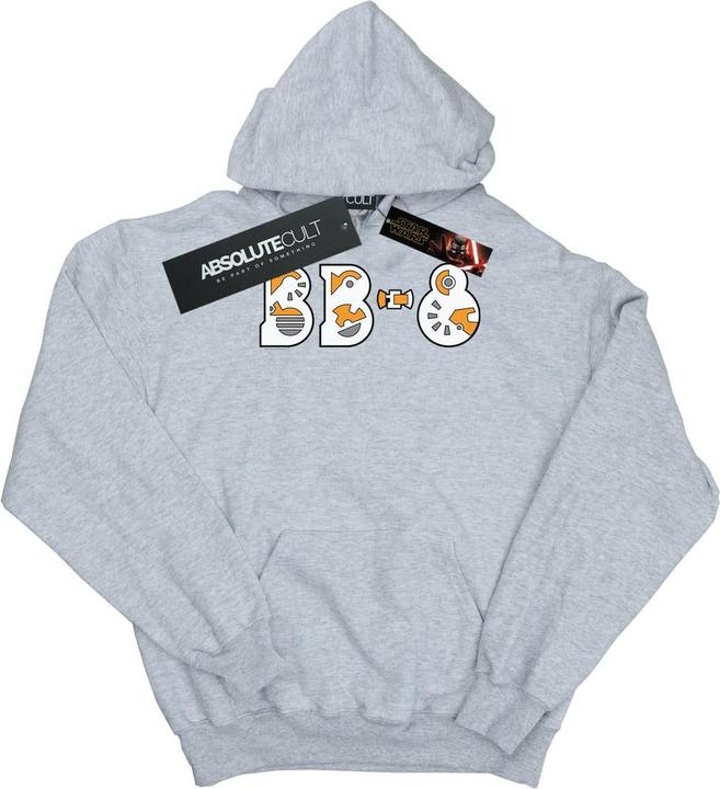 Produktbild Star Wars The Rise Of Skywalker BB8 Text Logo Kapuzenpullover (4XL)