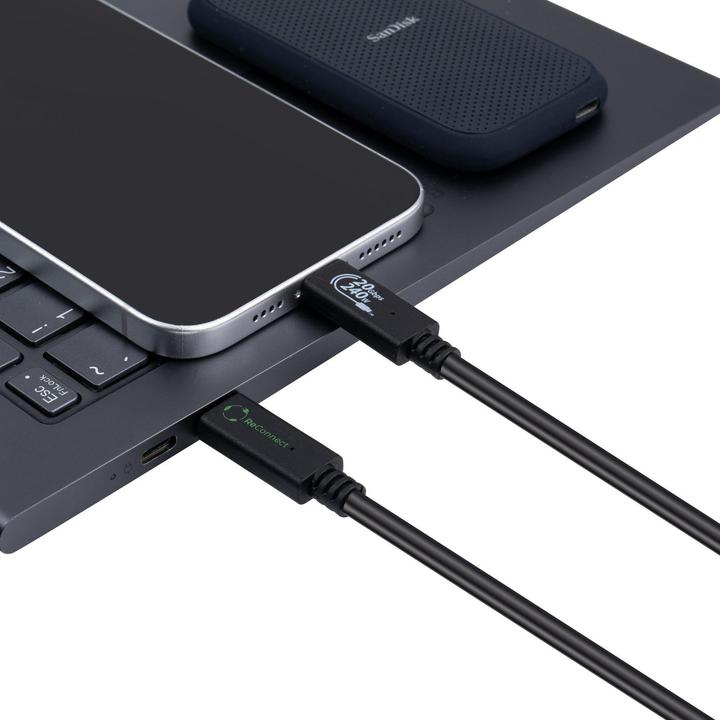 Immagine prodotto MicroConnect ReConnect USB-C 3.2 Gen2x2 (0.25 m, USB 3.2 Gen 2x2)