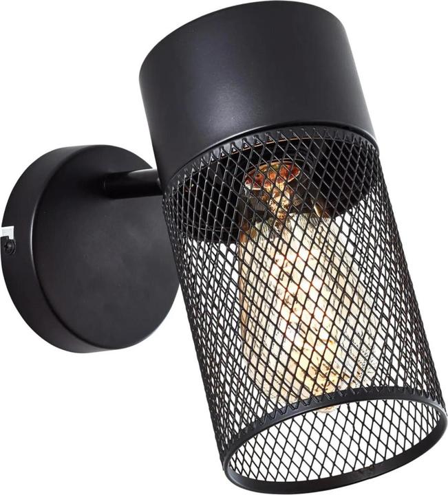 Image du produit Brilliant Kamolo Spot mural noir mat (E27)