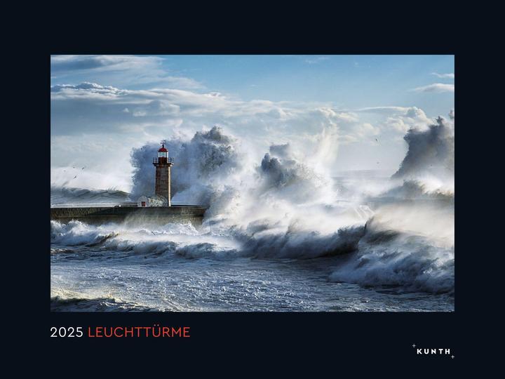 Produktbild Leuchttürme - Wandkalender 2025 (Harter Einband, Deutsch)