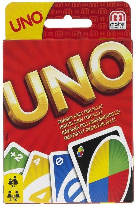 Actual product image Mattel Games UNO card game (English, 2 - 10 Players)