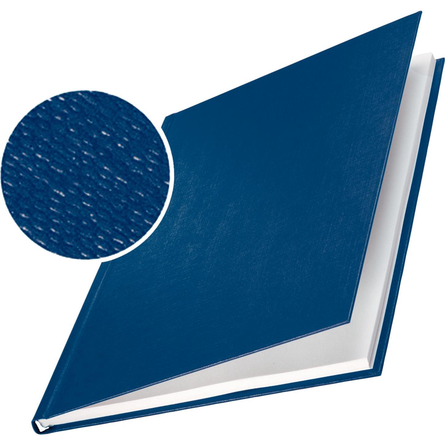 Leitz, Mappe, Buchbindemappe impressBIND A4, 24.5 mm, blau, Hard (A4, 10 x)