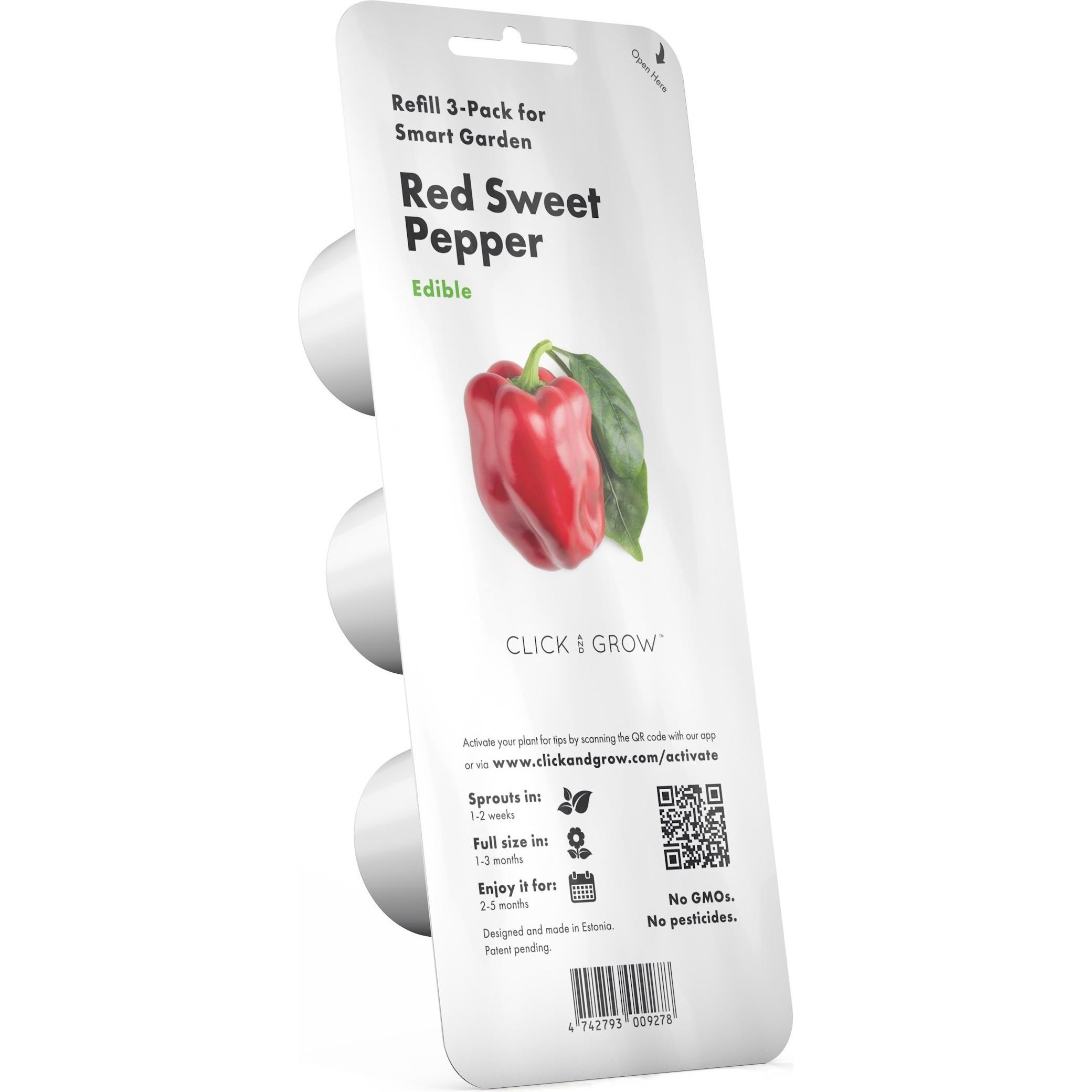 Click and Grow, Samen, Click & Grow Smart Garden Nachfüllpackung Red Sweet Pepper 3St (Gemüsesamen)