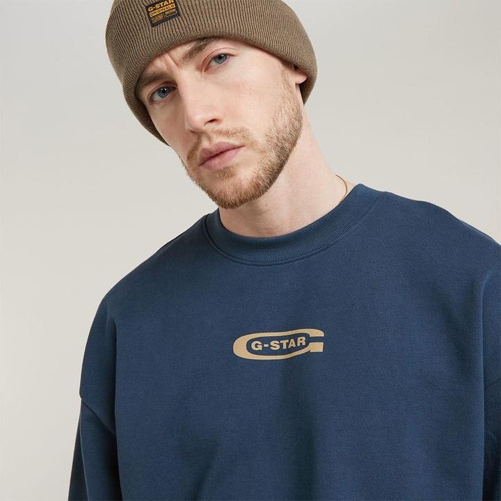 Image du produit G-Star Pull ample avec impression au dos (XL)