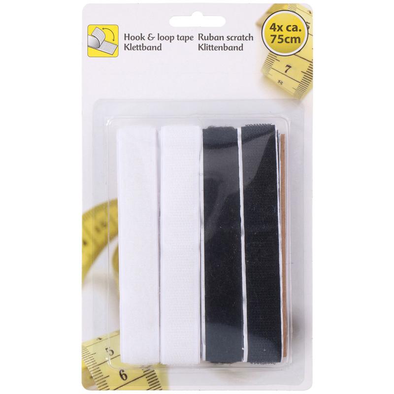 Thumbnail - Klettband, Hook & loop tape 2x75cm (20 mm)