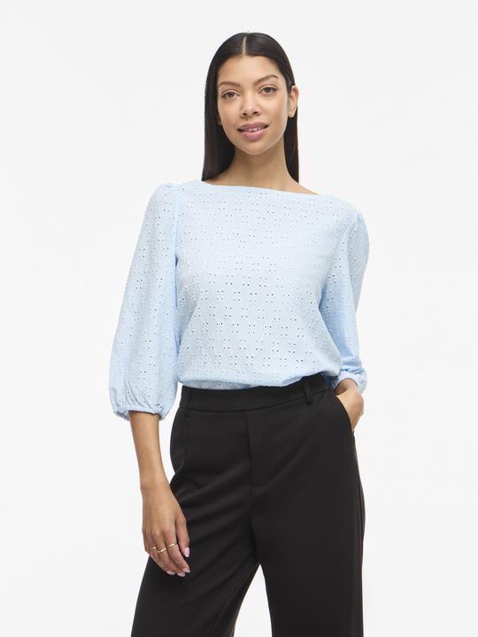 Immagine prodotto Vila VIFRIMA U-Boot-Ausschnitt Oberteil mit 3/4-Ärmeln (L)