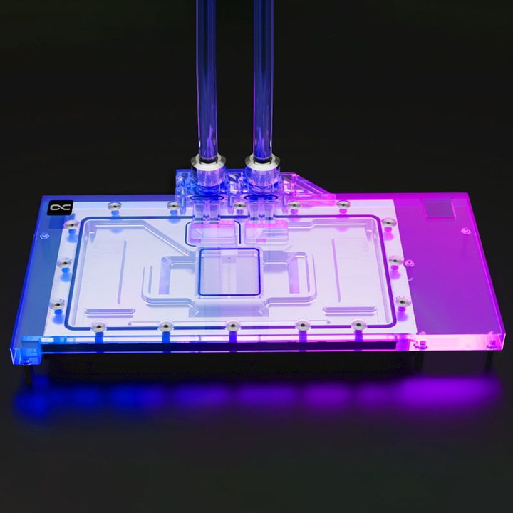 Produktbild Alphacool Eisblock Aurora Acryl GPX-N RTX 4090 Suprim mit Backplate