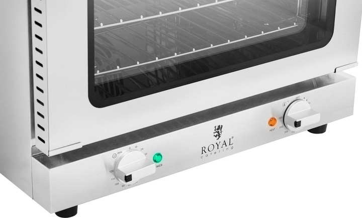 Produktbild Royal Catering Heissluftofen Konvektomat Kombidämpfer Backofen Edelstahl 2.150 W 3 Gitterroste