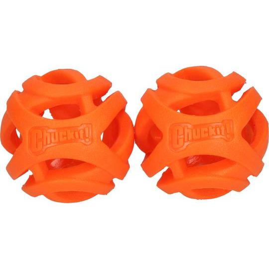 Thumbnail - Chuckit! CHUCKIT BREATHE RIGHT Bring the ball Lots 6.5 cm in diameter Size M 2 pcs Orange (Bälle), Hundespielzeug