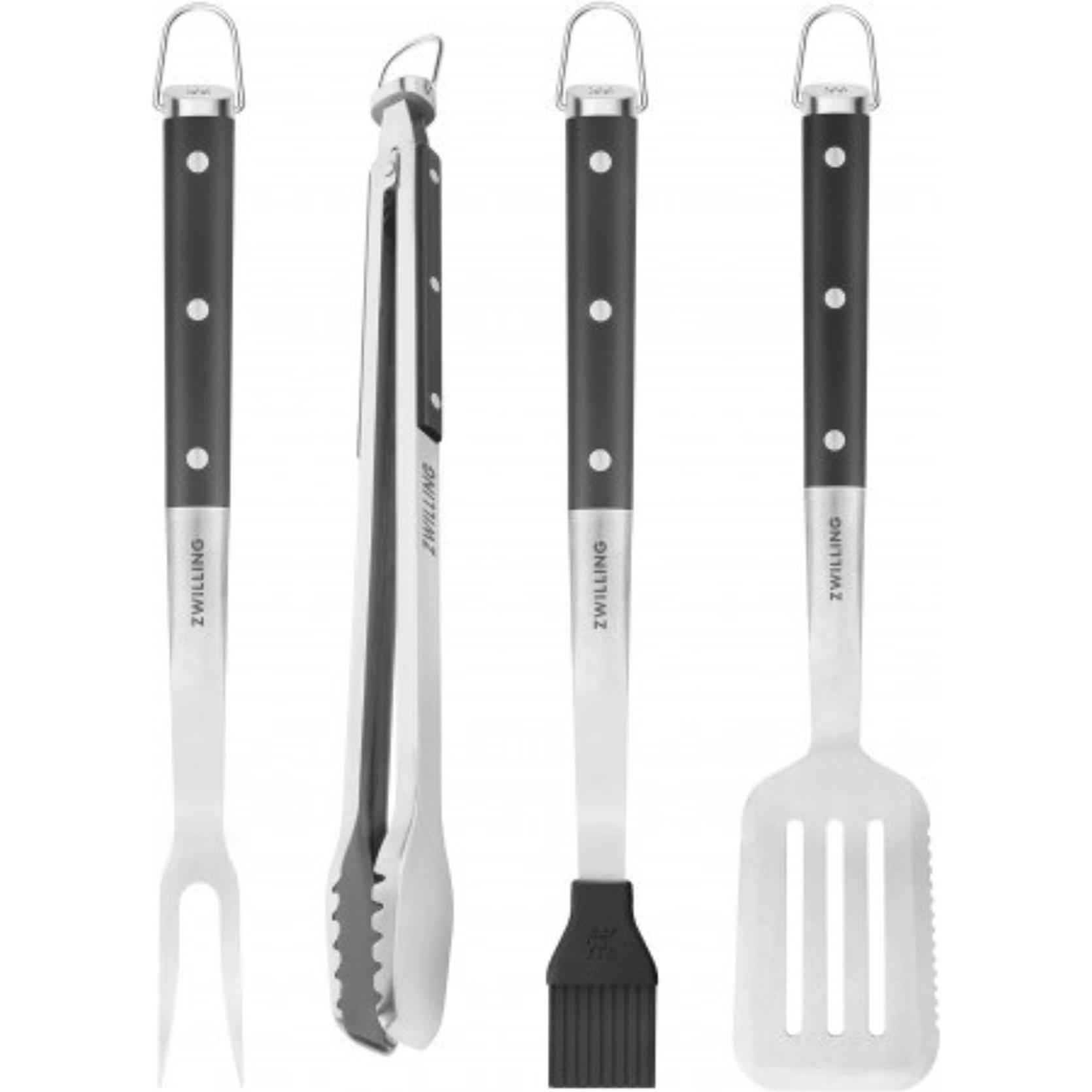 Zwilling, Grillbesteck, BBQ+ Küchenhelferset, 5-tlg.,18/10 Edelstahl