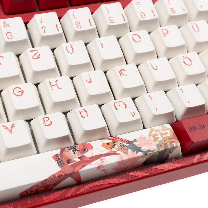 Actual product image Varmilo VEA109 Koi Gaming Keyboard, MX-Silent-Red, white LED (DE, Cable)