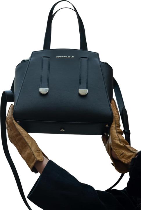Produktbild Zoccolillo Kaktus Leder vegane Handtasche handgemacht Signature Maia schwarz