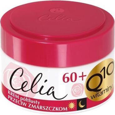 Celia, Sonnencreme, Q10 Vitamins 60+ Semi-Fat Cream Against Wrinkles With Collagen For Day And Night 50Ml (Sonnencreme G...
