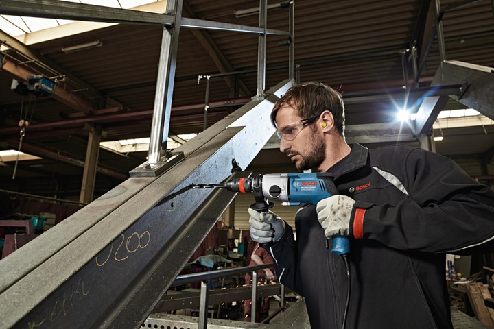 Immagine prodotto Bosch Professional Trapano GBM 13-2 RE, con mandrino ad ingranaggi 1,5 - 13 mm (Corrente elettrica)