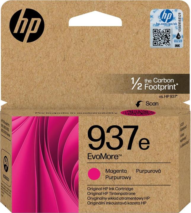 Immagine prodotto HP 4S6W7NE#CE1 937e EvoMore OJ PRO inchiostro magenta 1650pagine (M)