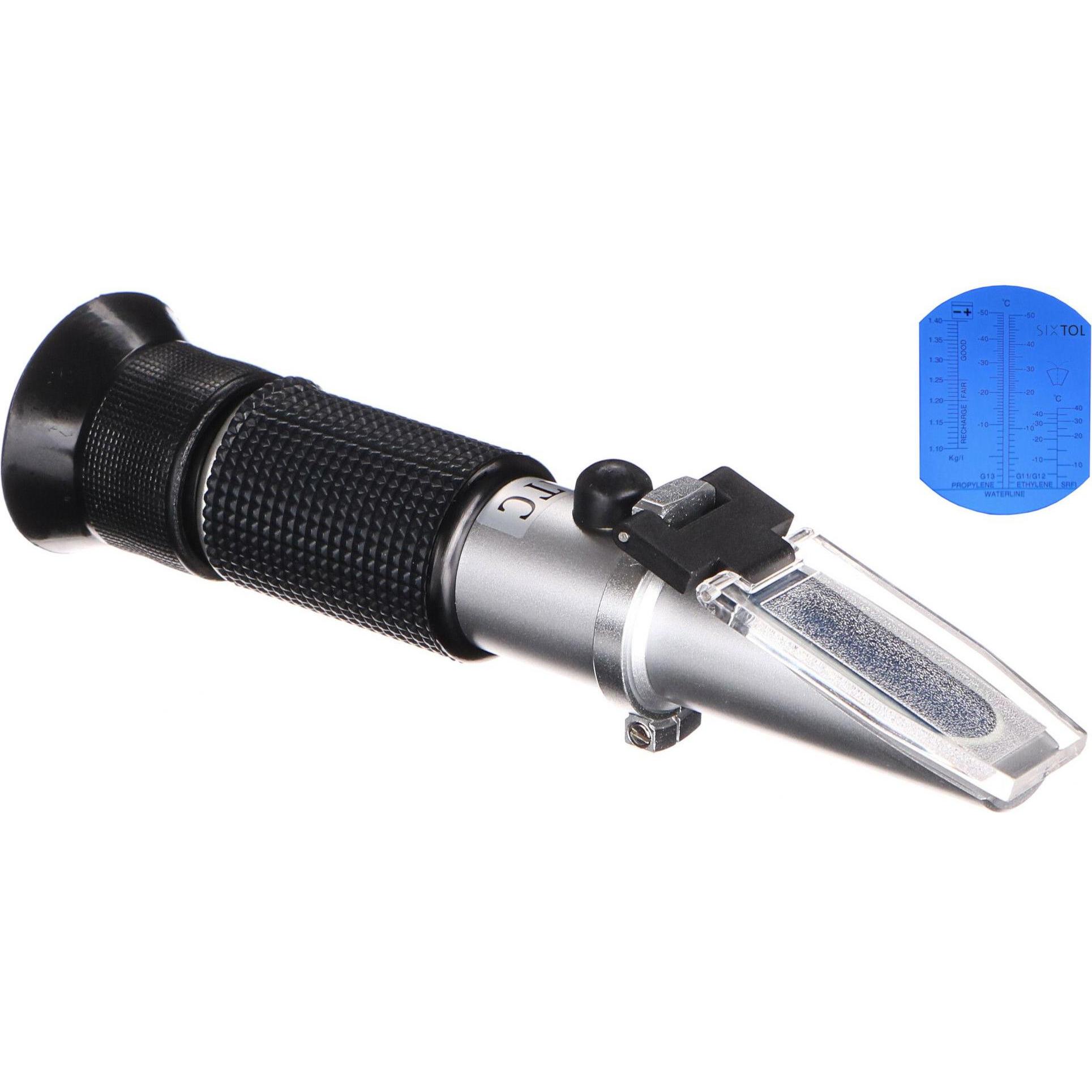Sixtol Rifrattometro per la misurazione dei fluidi automobilistici, Misurazione