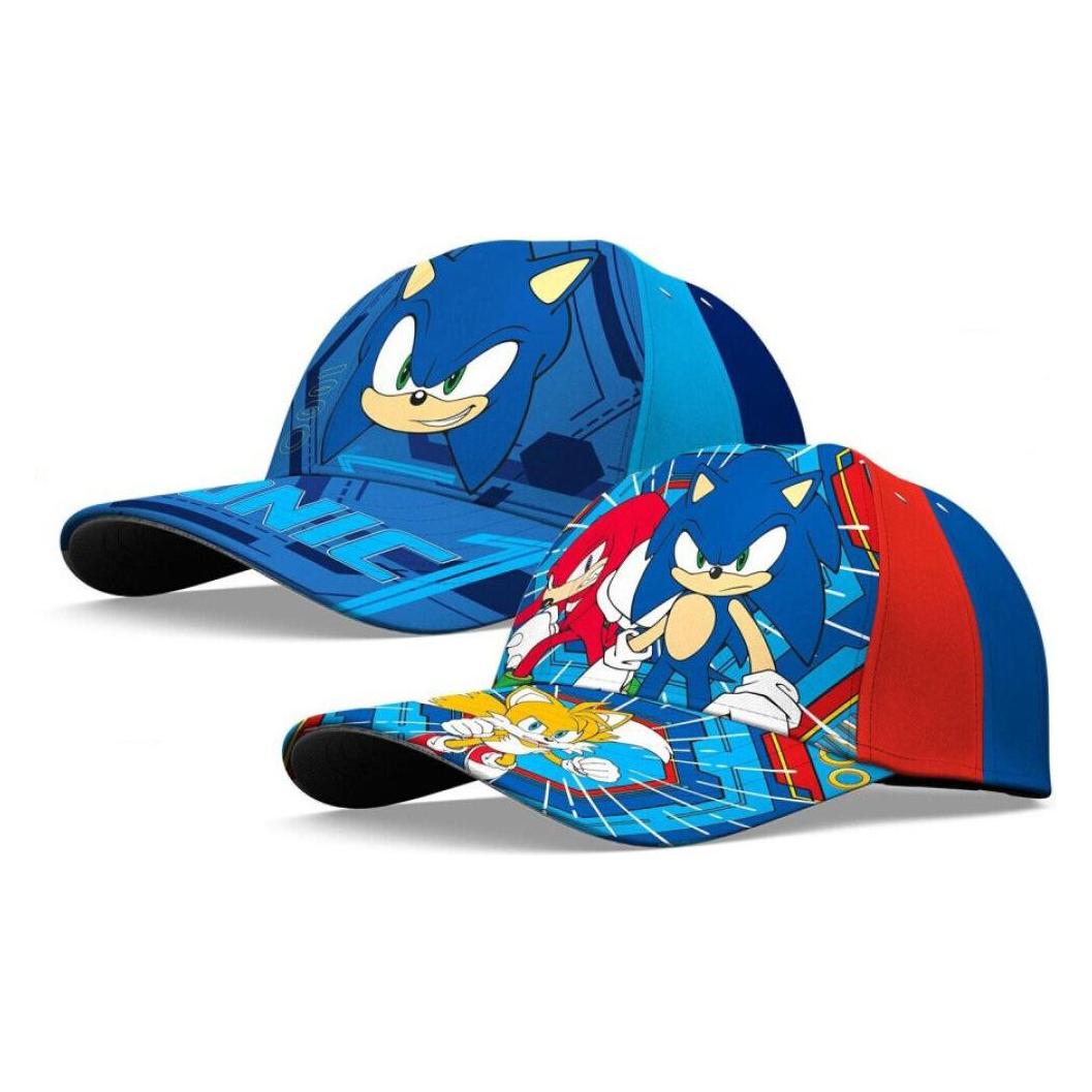 Sega, Jungen, Cap, Sonic Die Igel-Kinder-Baseballkappe Ist 52–54 Cm G, Mehrfarbig