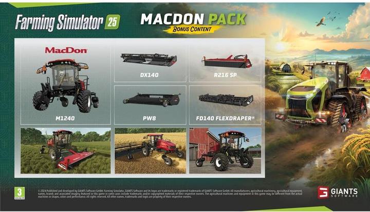 Image du produit Giants Software Simulateur agricole 25 (PS5, IT, FR)