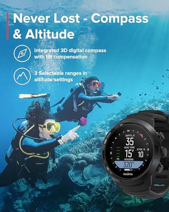 Produktbild Suunto D5 All Black With USB Cable