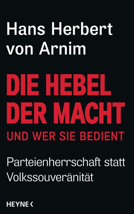 Produktbild Die Hebel der Macht (Deutsch, Hans H. von Arnim, 2017)