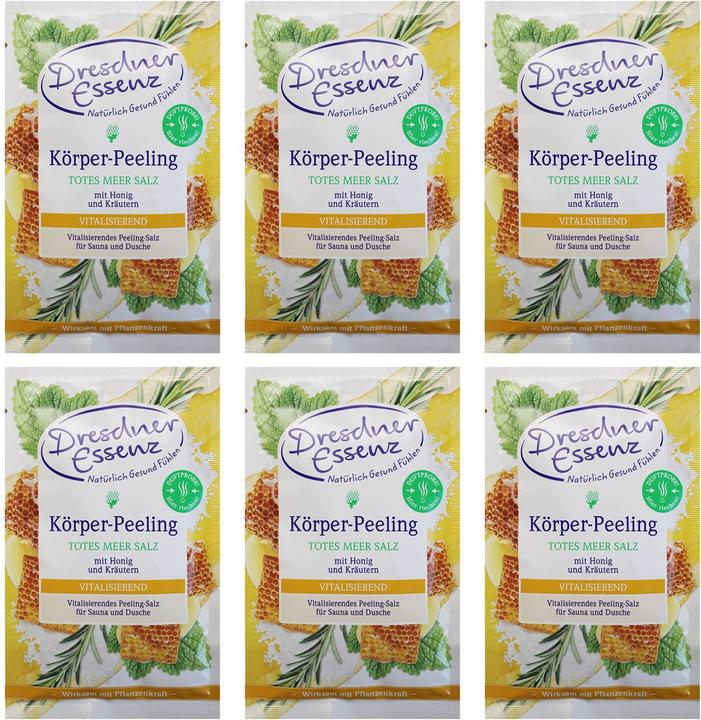 Produktbild Dresdner Essenz 6er Pack Körper-Peeling Totes Meer Salz